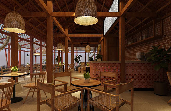 Thiết kế quán cà phê nhà truyền thống Việt Nam